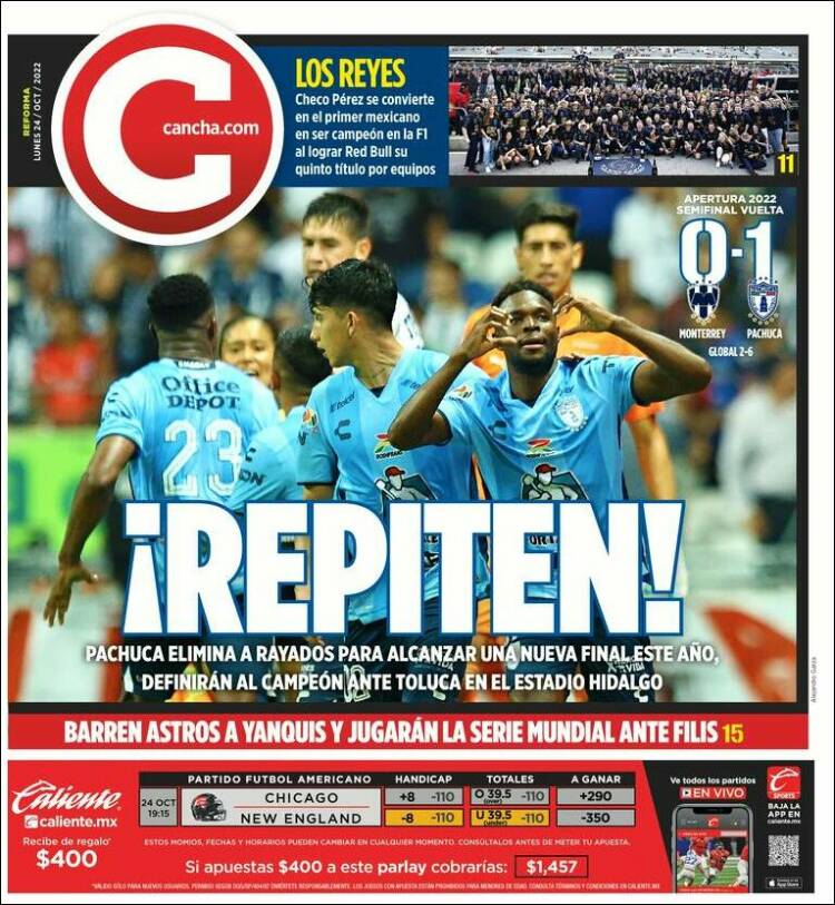 Portada de Cancha (México)