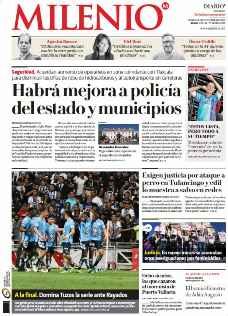 Portada de Milenio de Hidalgo (México)