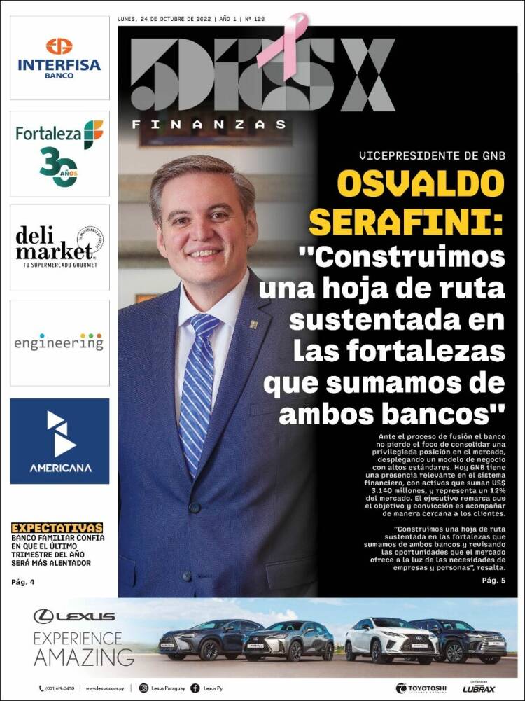 Portada de 5 Días (Paraguay)