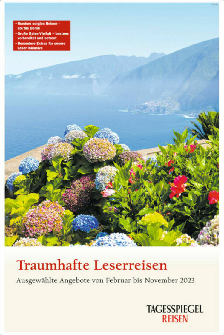 Portada de Der Tagesspiegel (Alemania)