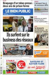 Portada de Le Bien Public (Francia)