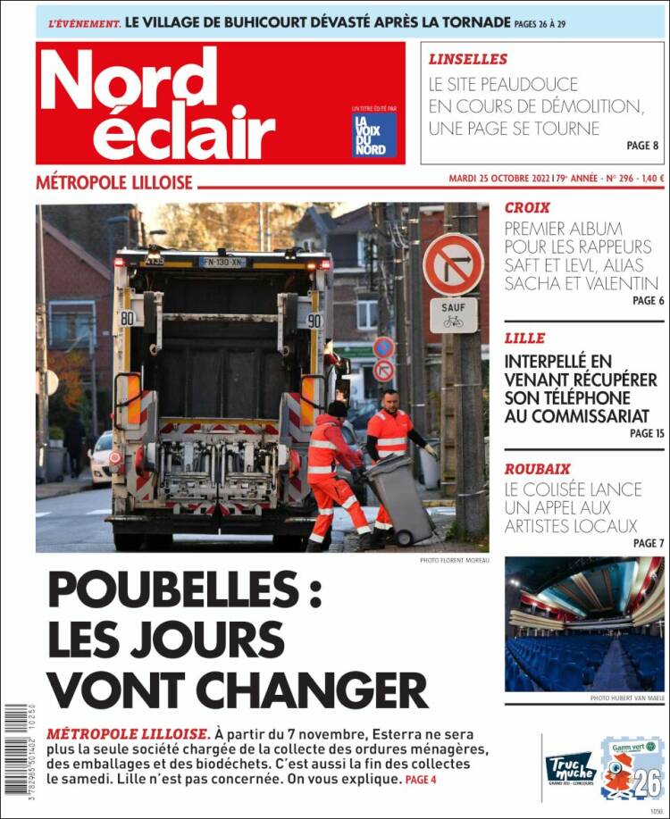 Portada de Nord Éclair (Francia)