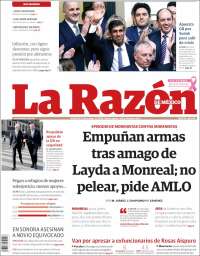 Portada de La Razón (M&eacute;xico)