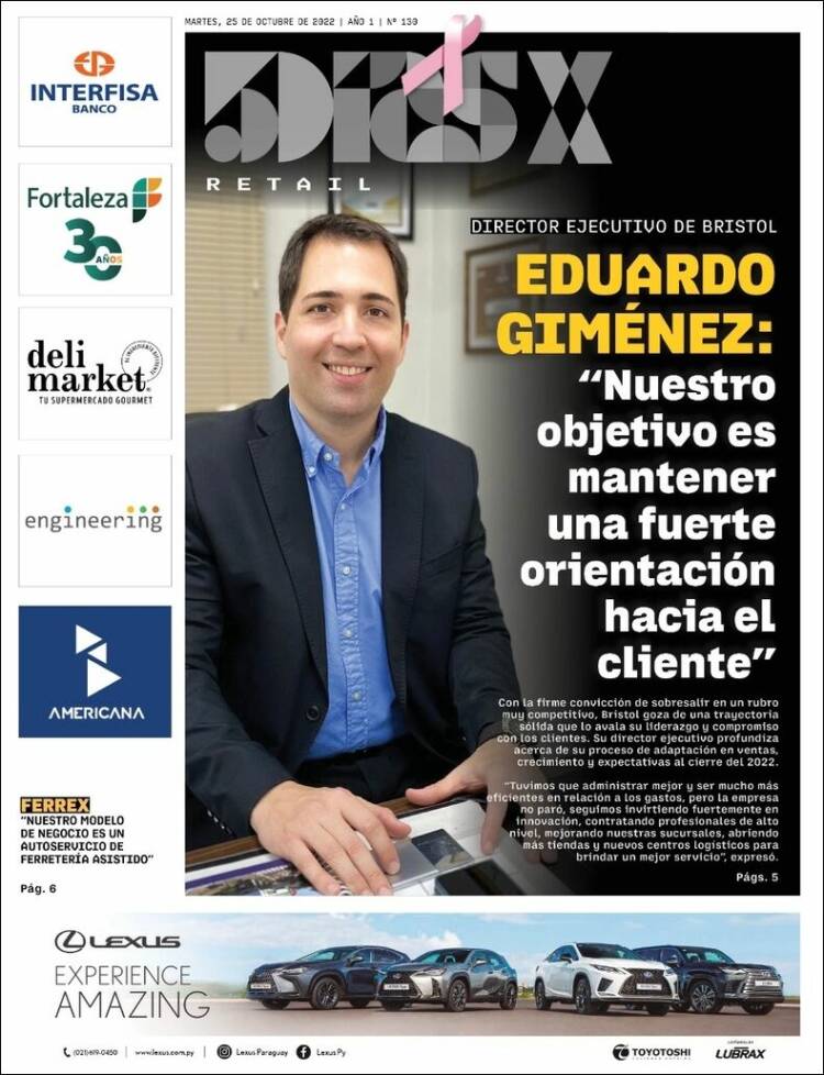 Portada de 5 Días (Paraguay)