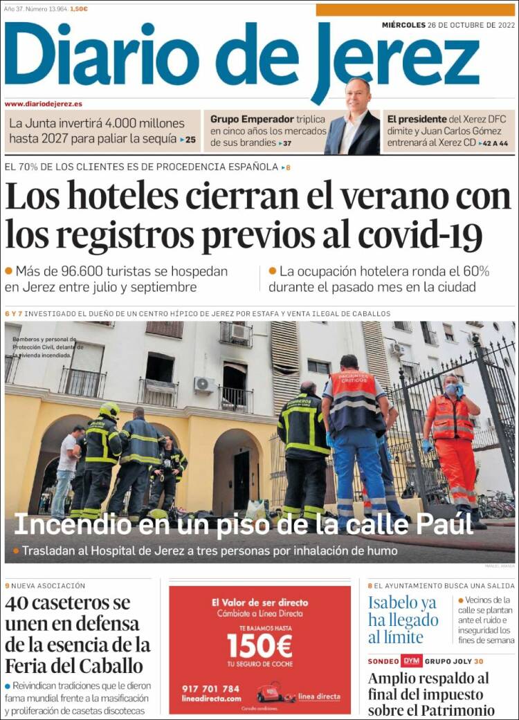 Portada de Diario de Jerez (España)