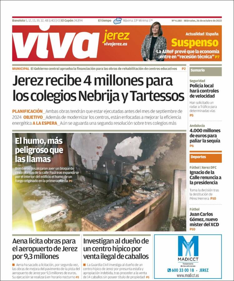 Portada de Información - Jerez (España)