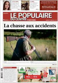 Portada de Le Populaire du Centre (Francia)