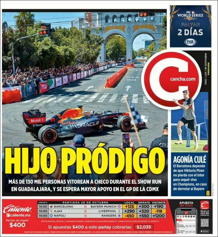 Portada de Cancha (México)