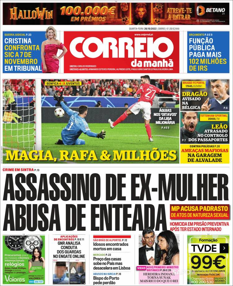 Portada de Correio da Manhã (Portugal)