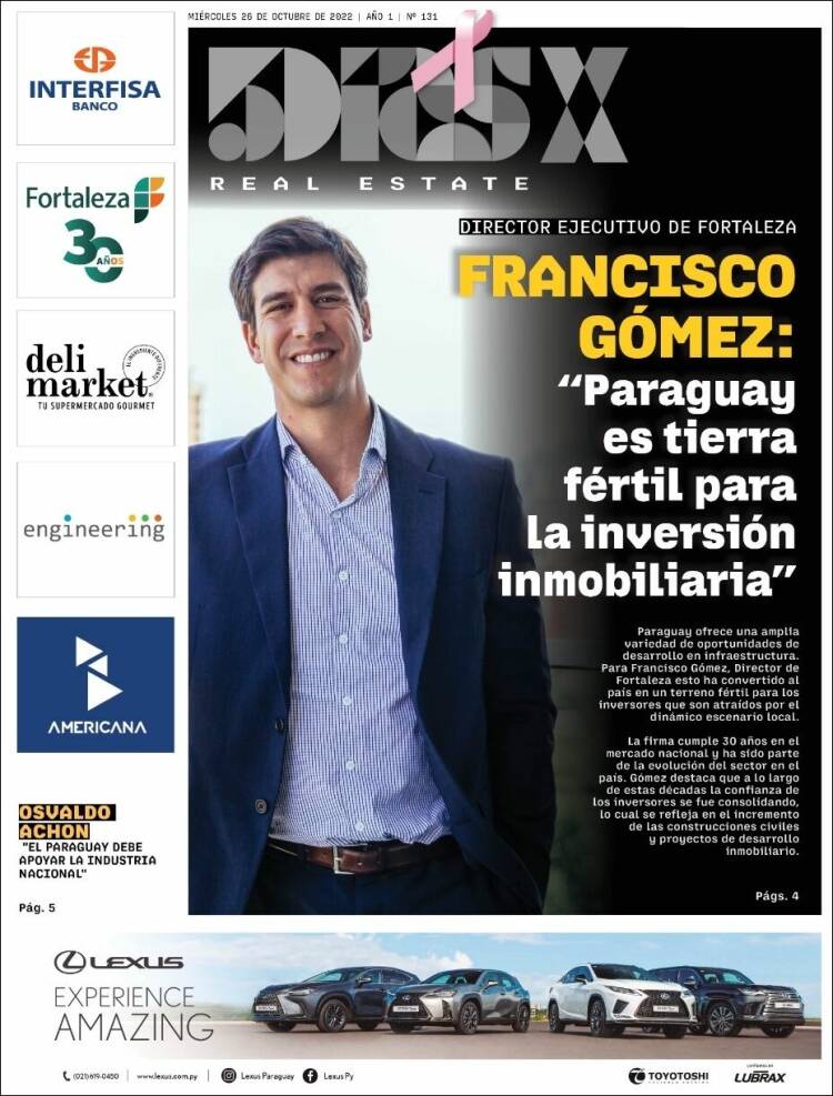 Portada de 5 Días (Paraguay)