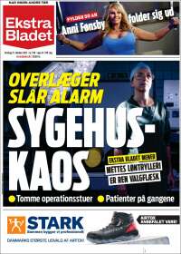 Portada de Ekstra Bladet (Danemark)