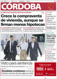 Portada de Diario de Córdoba (España)