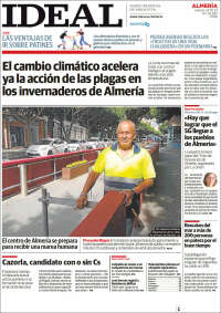 Portada de Ideal Almeria (España)