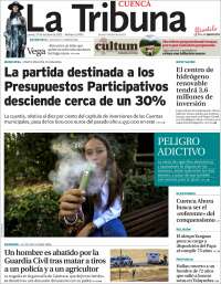 Portada de La Tribuna de Cuenca (España)