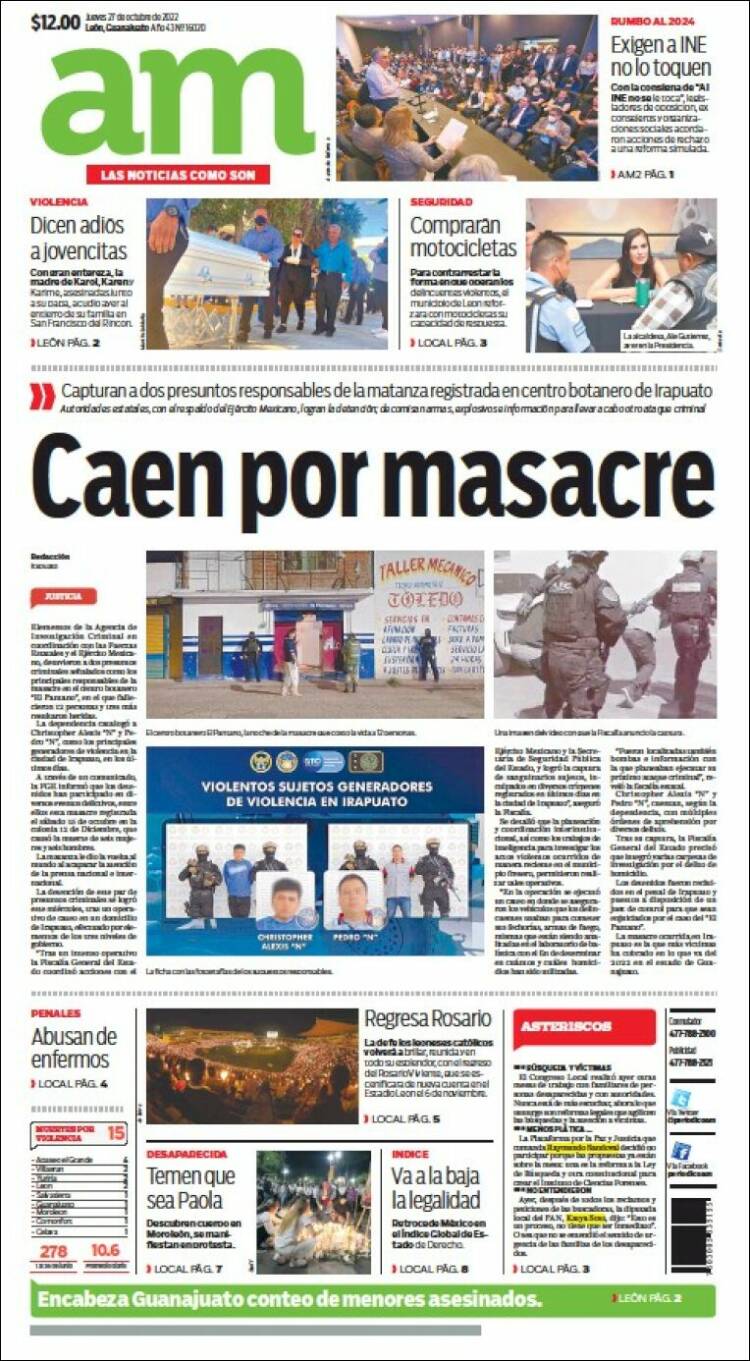 Portada de Al Día A.M. (Mexico)