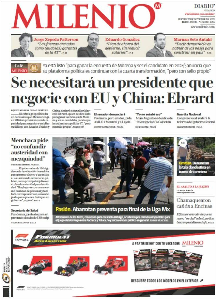 Portada de Milenio de Hidalgo (Mexico)