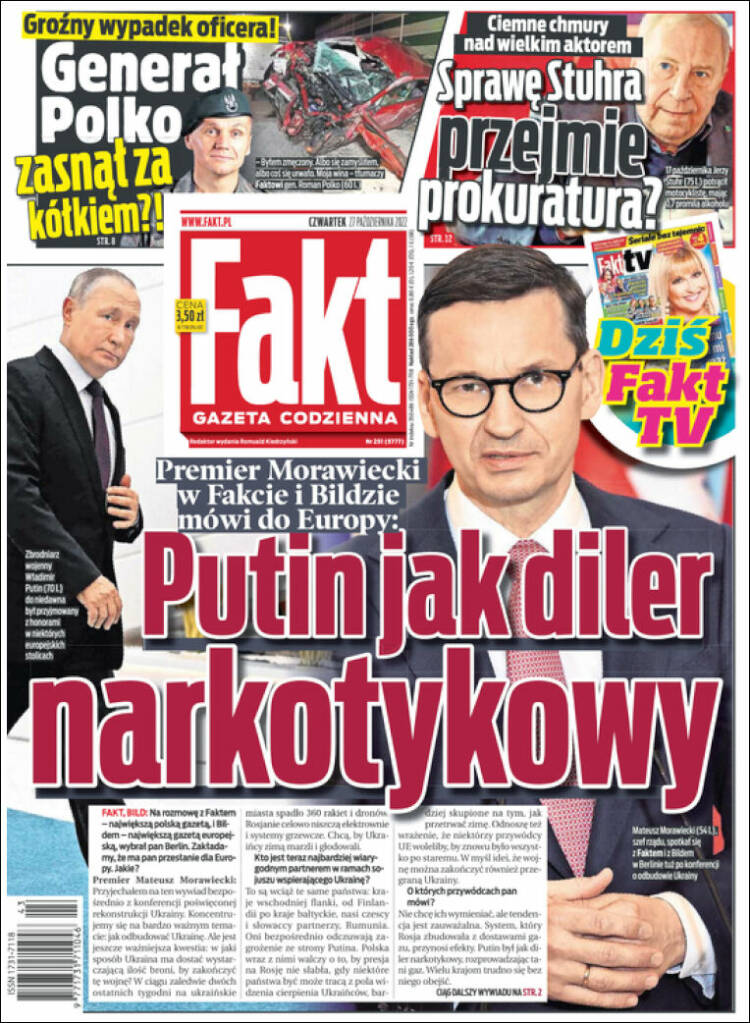 Portada de Fakt (Polonia)