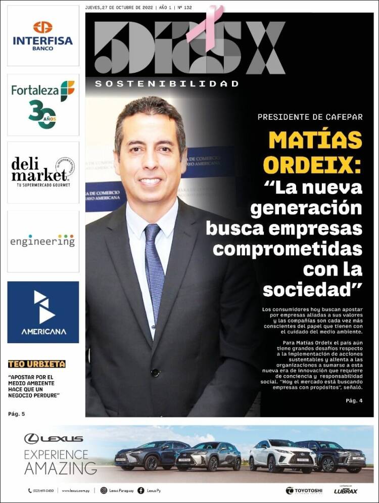 Portada de 5 Días (Paraguay)