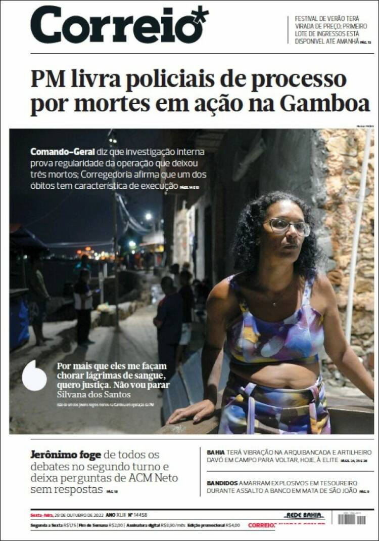 Portada de Correio* (Brésil)