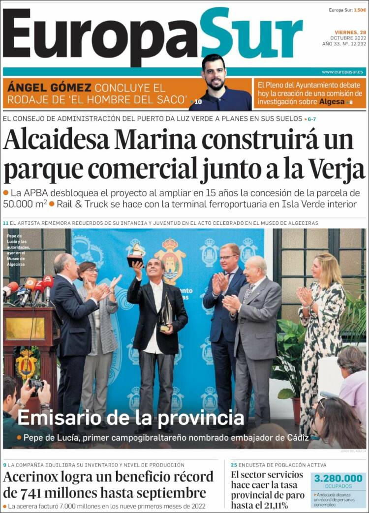 Portada de Europa Sur (Espagne)