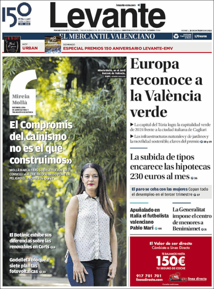 Portada de Levante (Espagne)