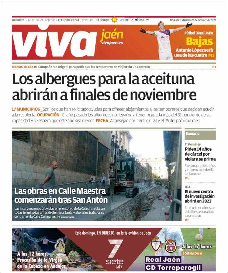 Portada de Viva Jaén (Espagne)