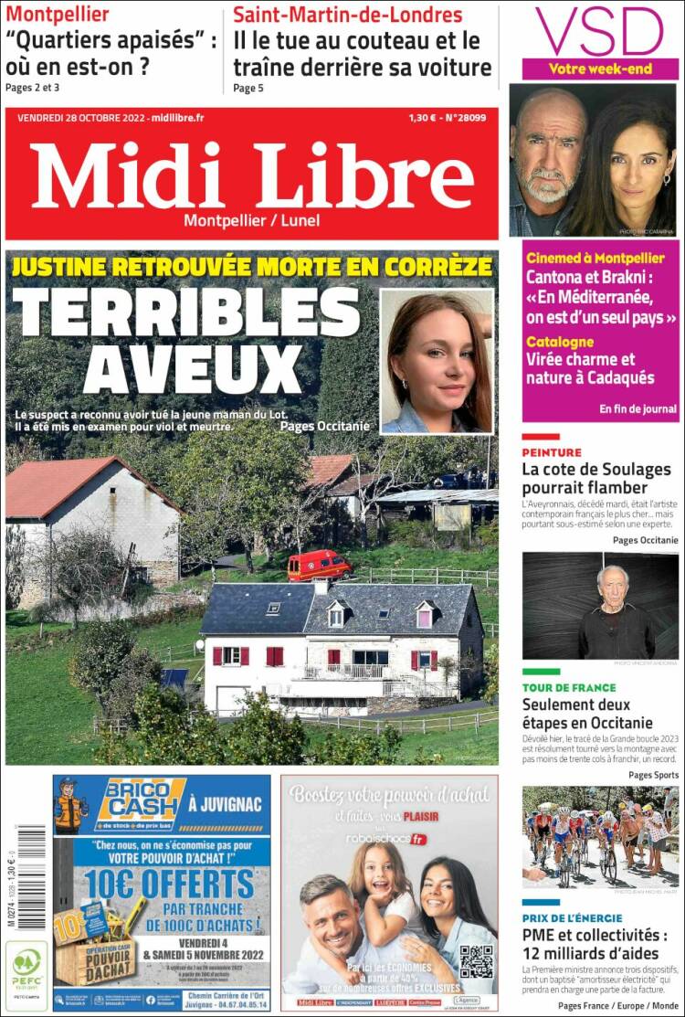 Portada de Midi Libre (France)