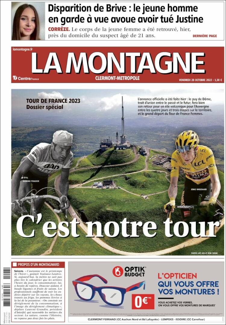 Portada de La Montagne (France)