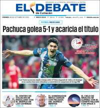 Portada de El Debate de Culiacán (Mexique)