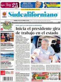 Portada de El Sudcaliforniano (Mexique)