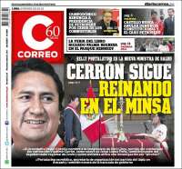 Portada de Diario Correo (Pérou)