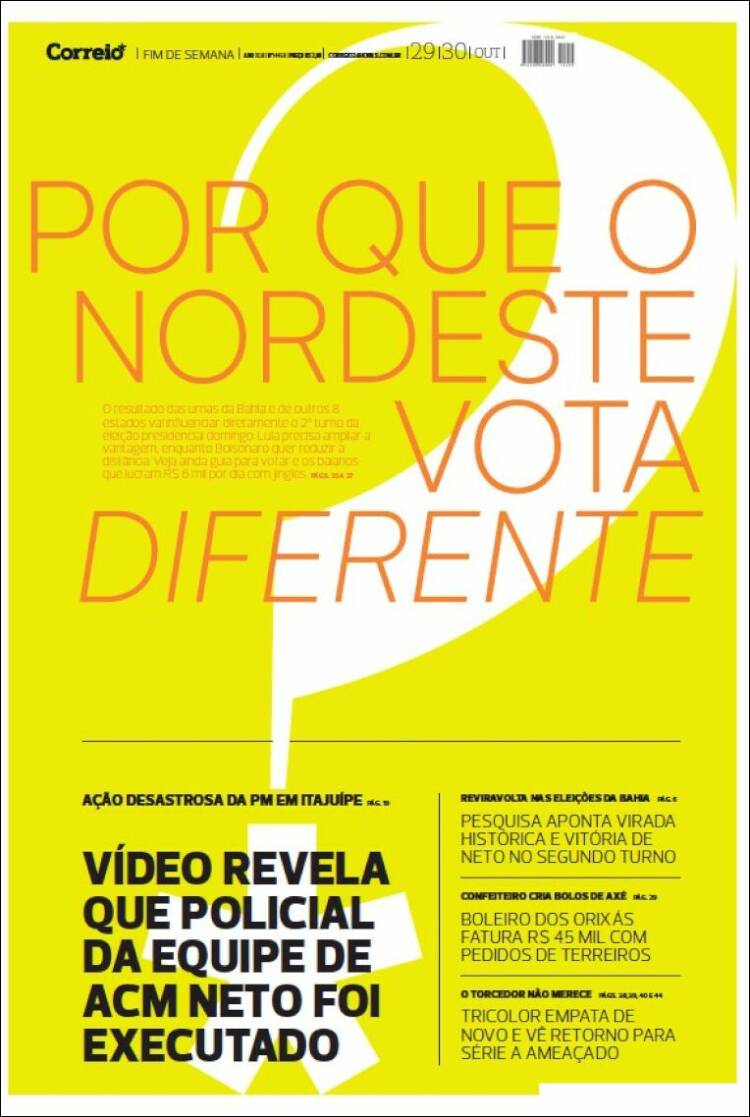 Portada de Correio* (Brasil)