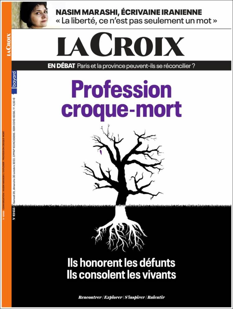 Portada de La Croix (Francia)