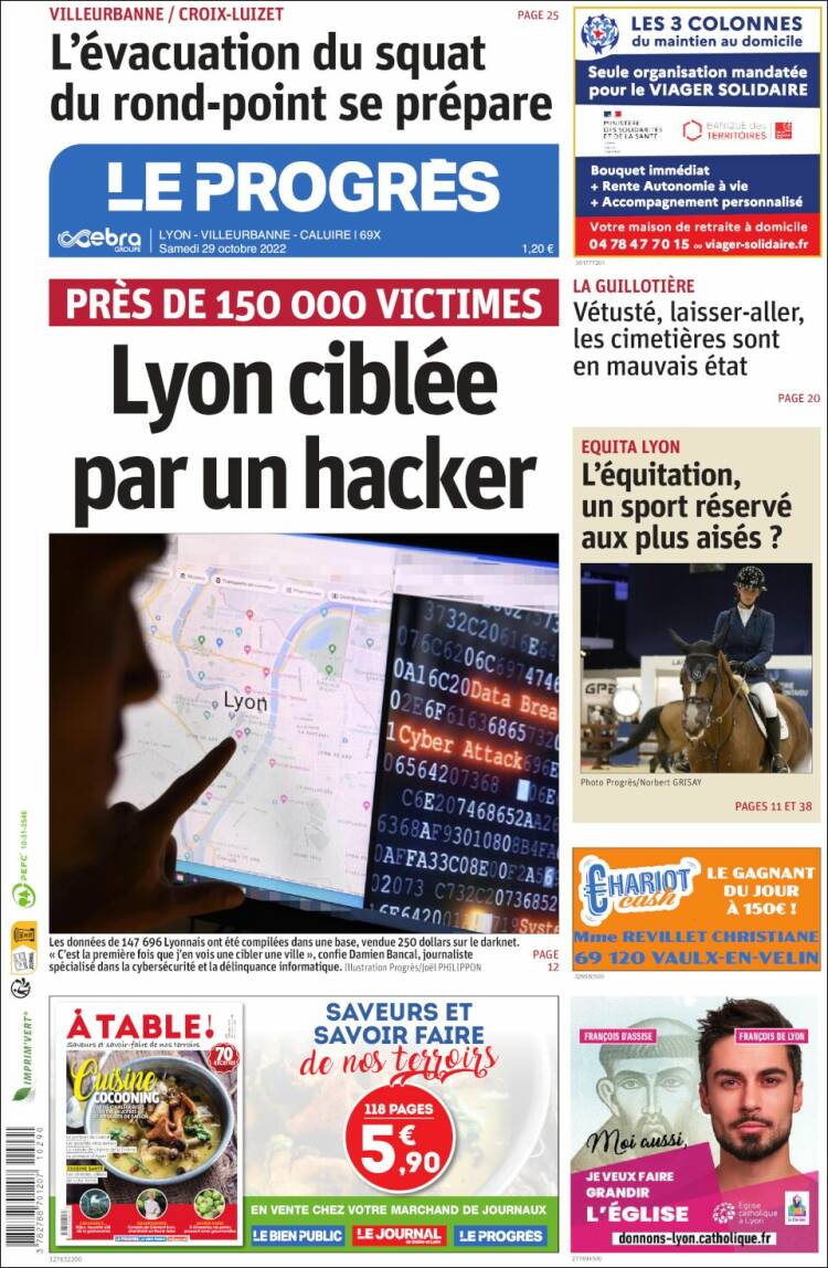 Portada de Progres de Fecamp (Francia)