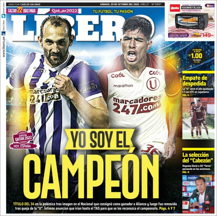 Portada de Líbero (Per&uacute;)