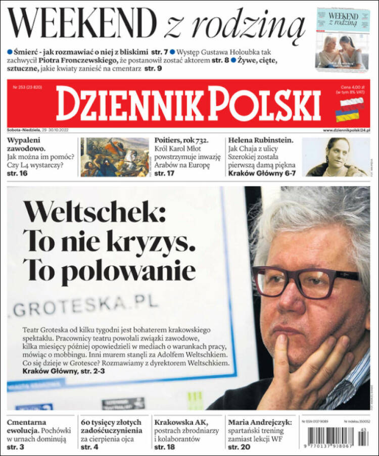 Portada de Dziennik (Polonia)