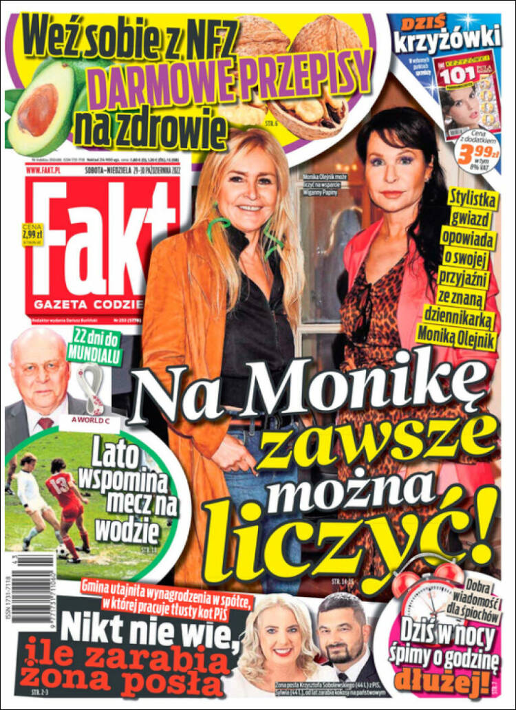 Portada de Fakt (Polonia)