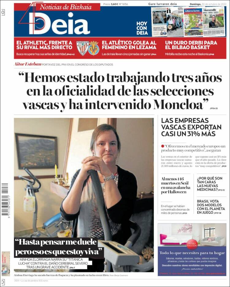 Portada de Deia (España)