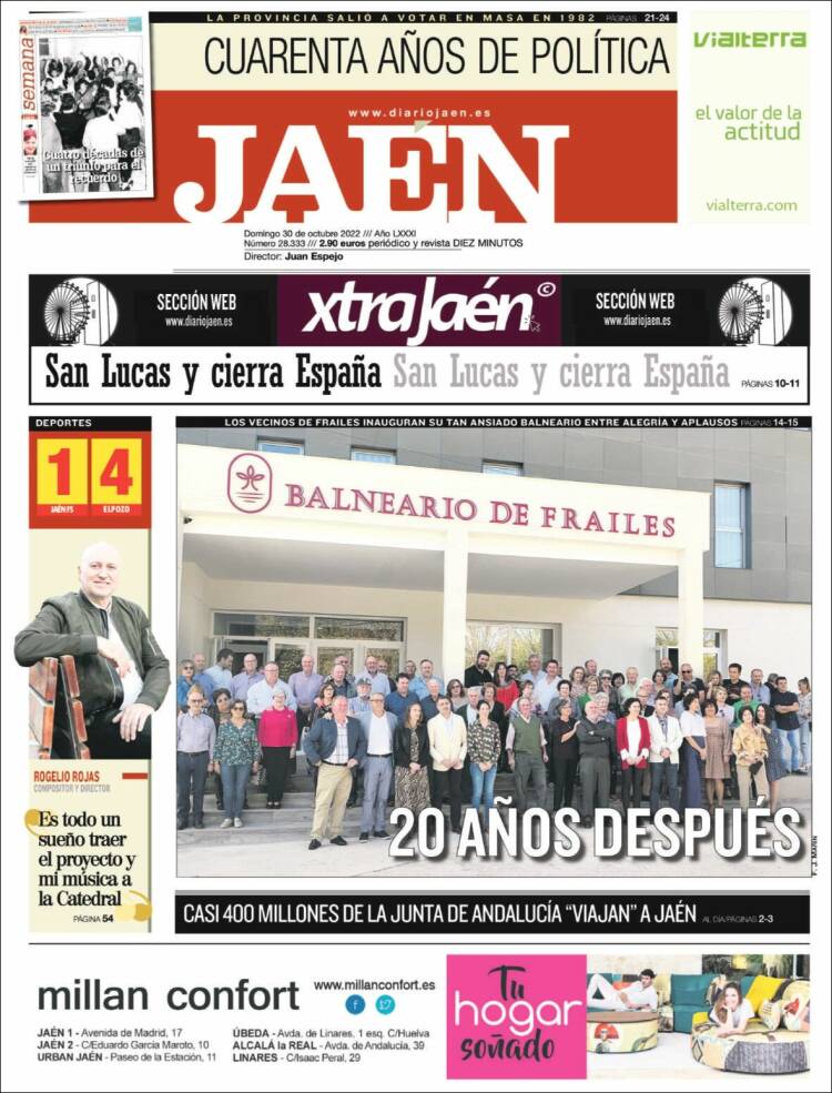 Portada de Diario Jaén (España)