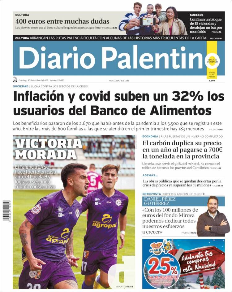 Portada de Diario Palentino (España)
