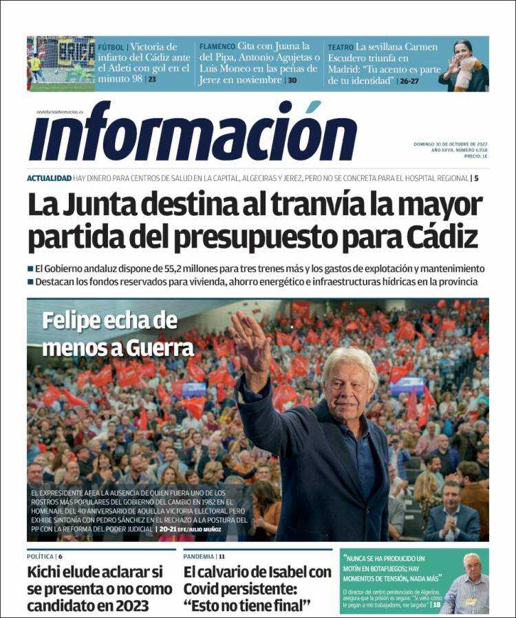 Portada de Información - Jerez (España)