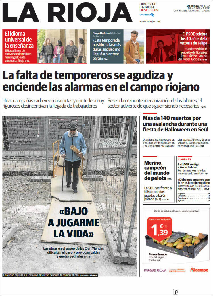 Portada de La Rioja (España)