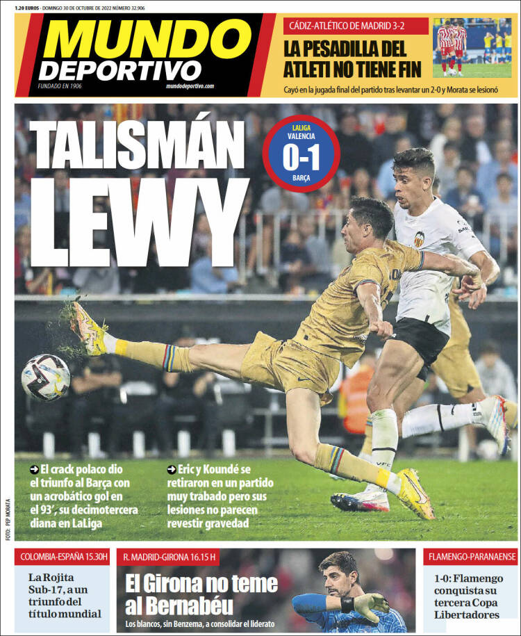 Portada de El Mundo Deportivo (España)