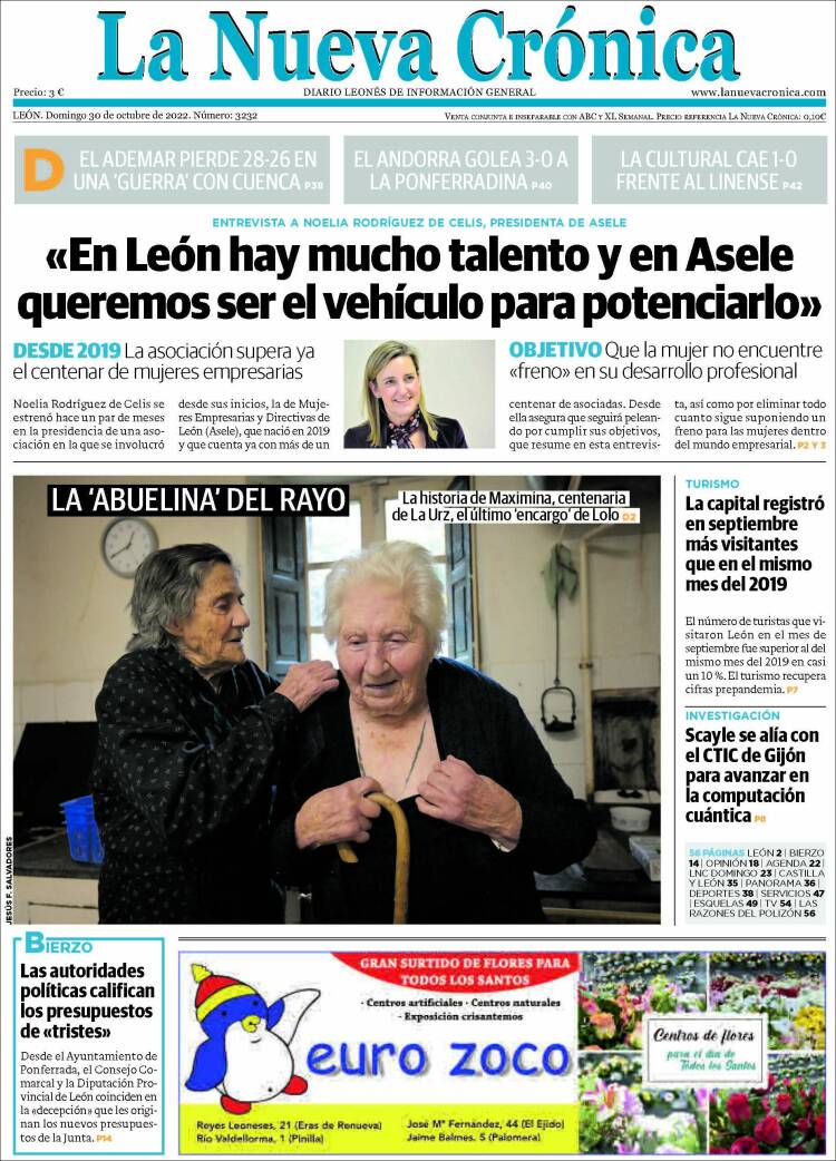 Portada de La Nueva Crónica (España)
