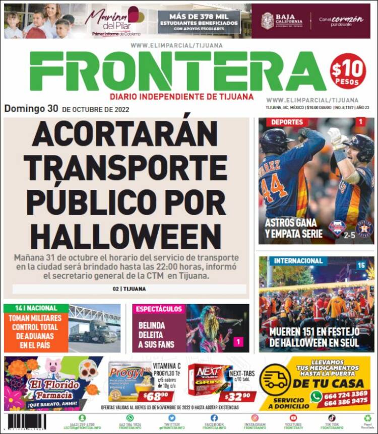 Portada de Frontera (M&eacute;xico)