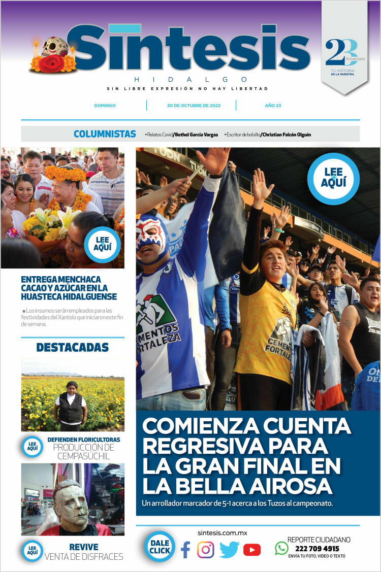 Portada de Sistesis - Hidalgo (M&eacute;xico)