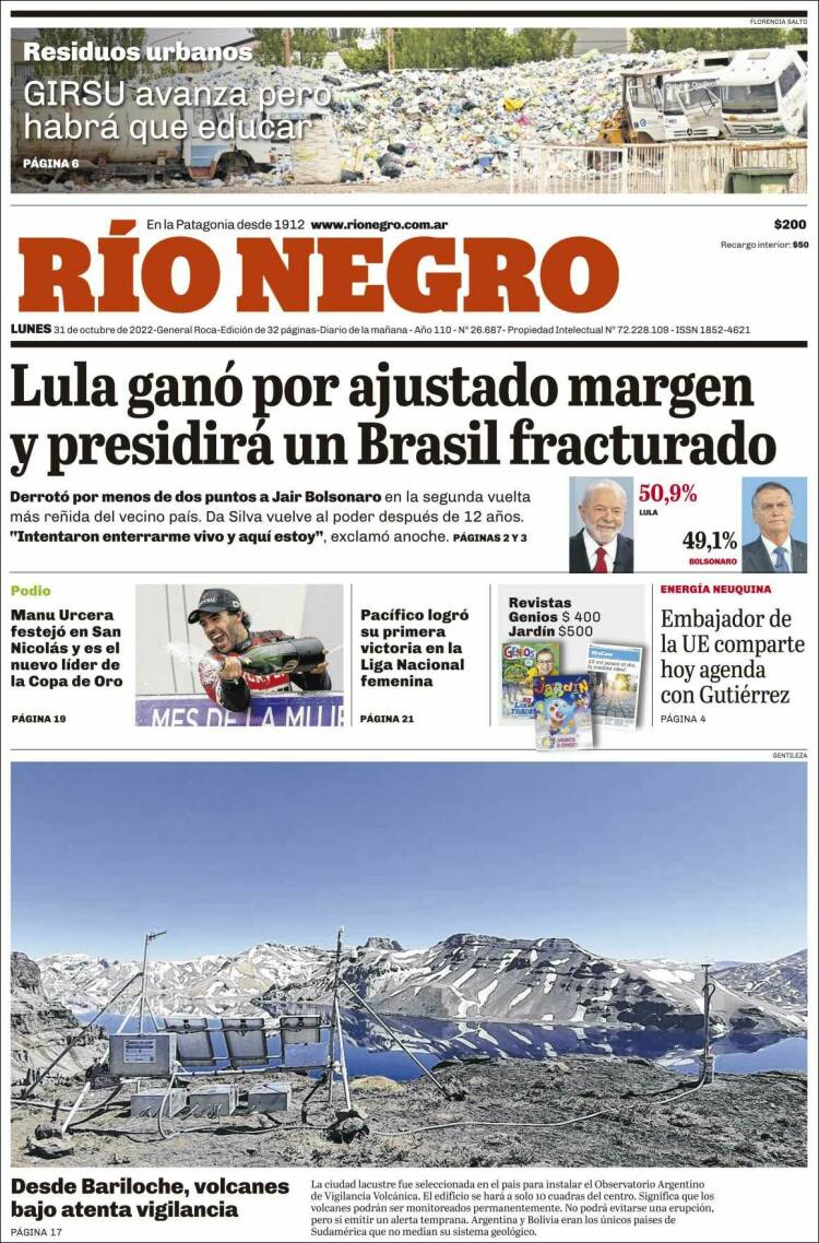 Portada de Rio Negro (Argentina)