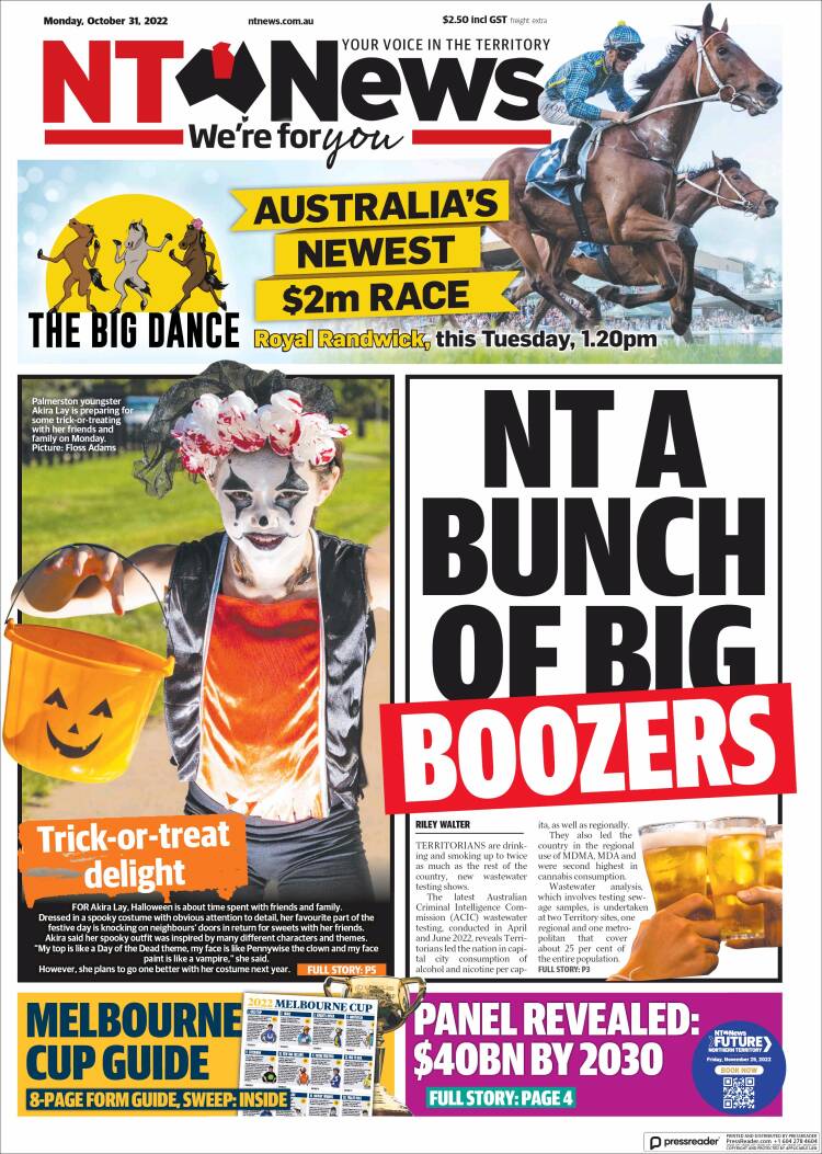 Portada de Northern Territory News (Australia)