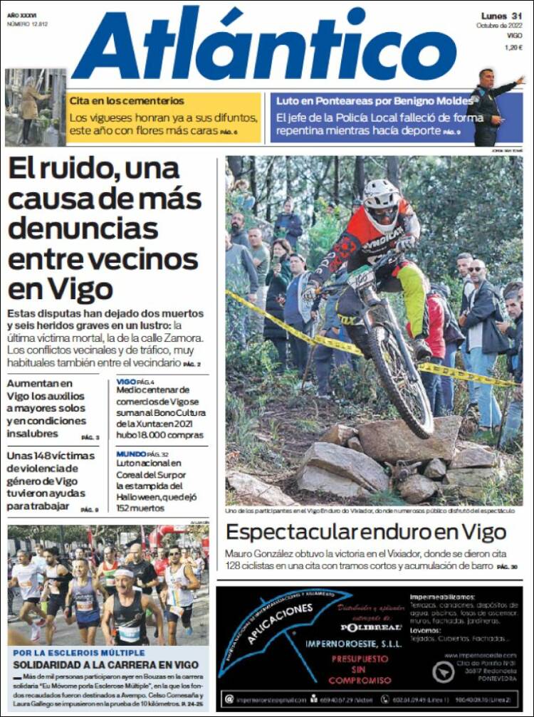 Portada de Atlántico Diario (Espa&ntilde;a)