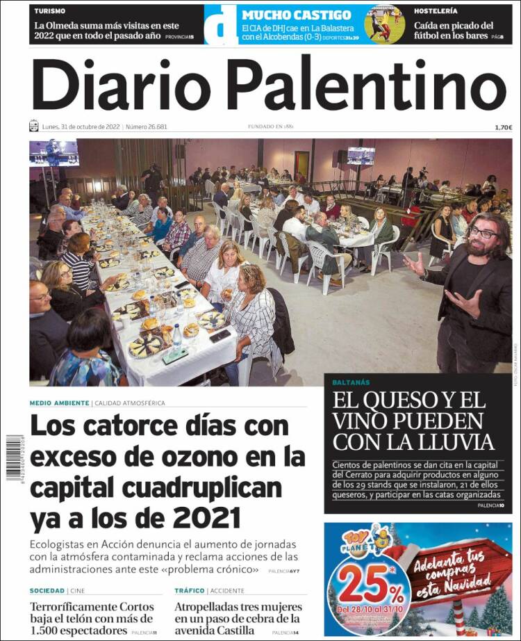 Portada de Diario Palentino (Espa&ntilde;a)